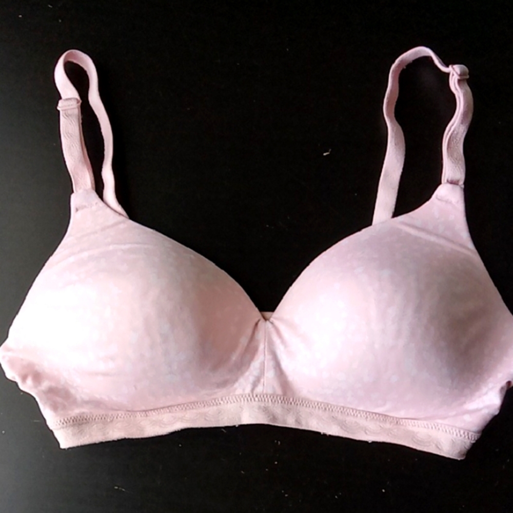 Warner's Pink Underwire Bra with Molded Cups